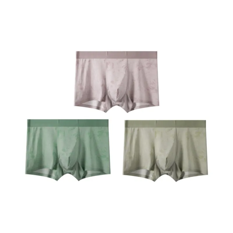 Qiao Ni Tong Underpants Men's 3 Pack-8