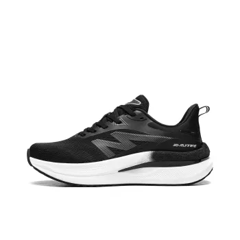 Meixi Breathable Low Top Running Shoes Men's Midnight Black