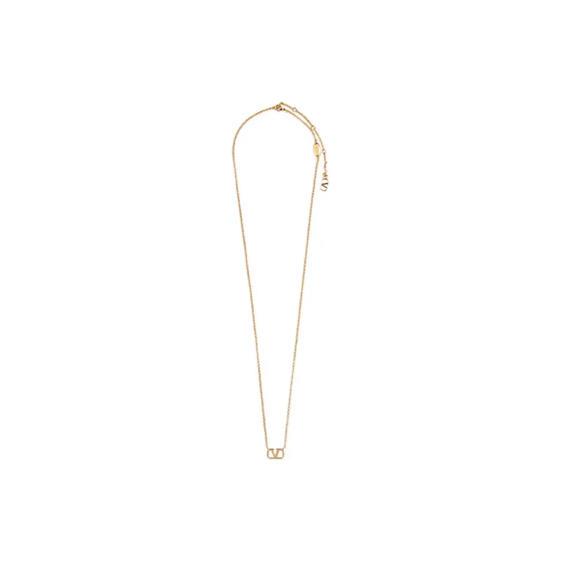 Valentino Metal Necklaces Women's Gold-1