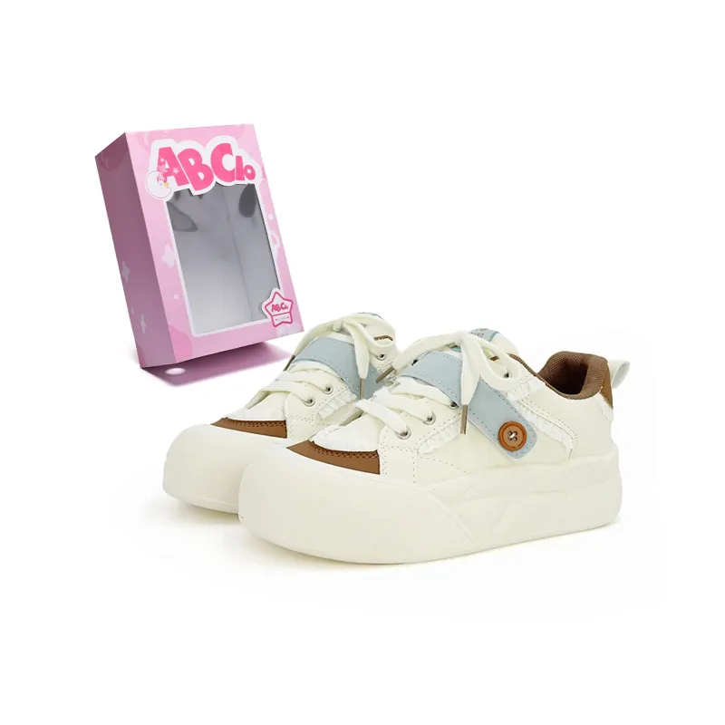 ABCIO Coverage Cushioning Height Increasing Low Top Skateboard Shoes Women's-5