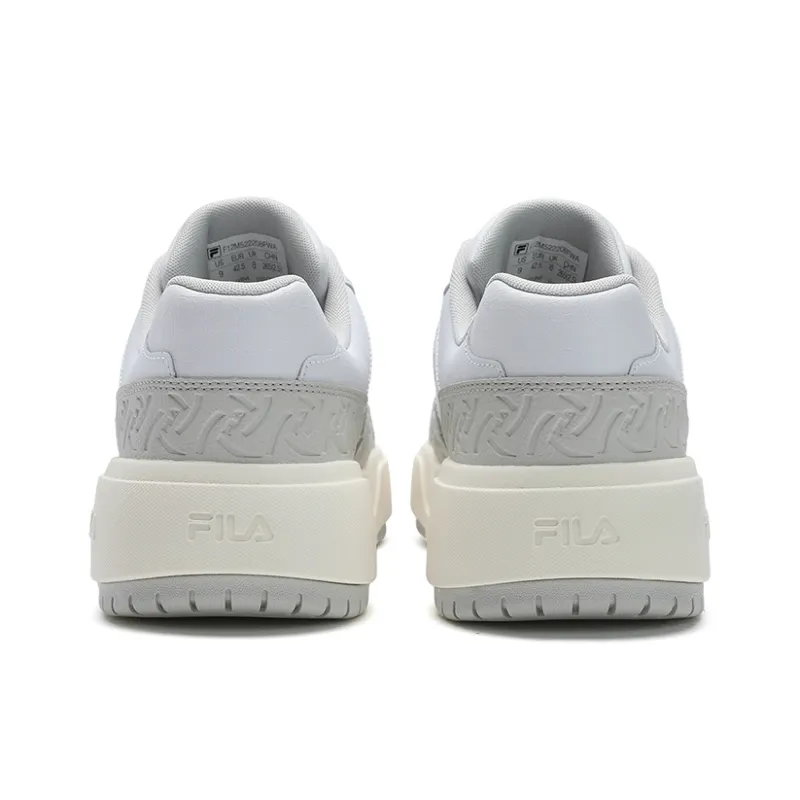 FILA CAMPUS Square Shoes Cushioning, Wear Resistant Low Top Skateboard Shoes Men's Gray-4