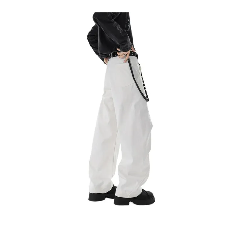 NOAHGIGI Casual Pants Unisex White-1