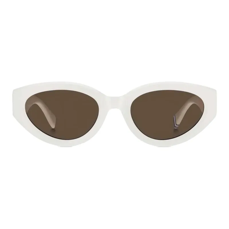 Tommy Hilfiger Plastic Oval Sunglasses Women's White-1