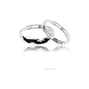 MAGICPOLE 999 Fine Silver Rings Unisex Silver