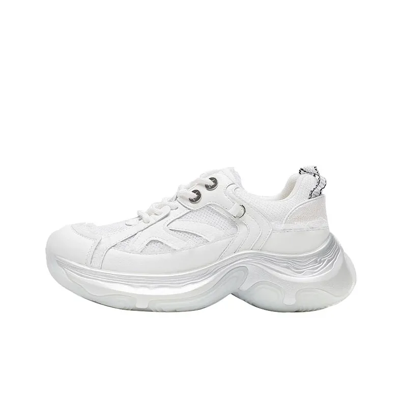 WOOS BOBO Lightweight Height Increasing Low Top Chunky Sneakers Women's-3