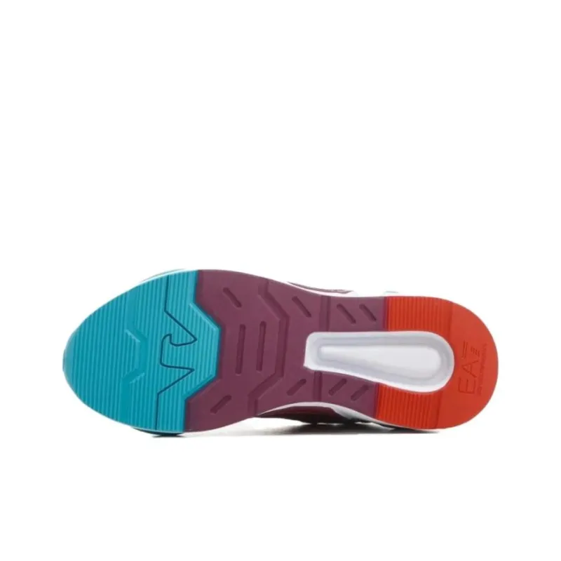 EMPORIO ARMANI EA7 Breathable Low Top Casual Shoes Women's Purple-5