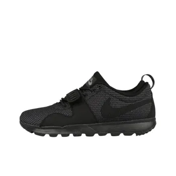 Nike Trainerendor Cushioning, Wear Resistant Low Top Casual Running Shoes Men's Black