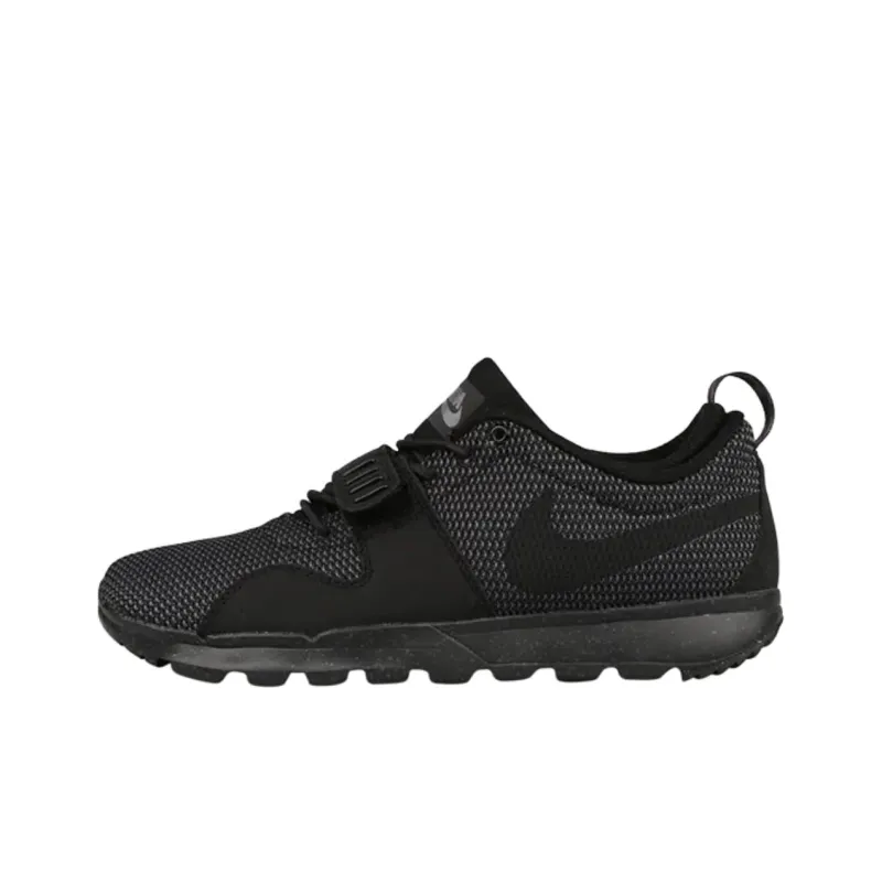 Nike Trainerendor Cushioning, Wear Resistant Low Top Casual Running Shoes Men's Black-0