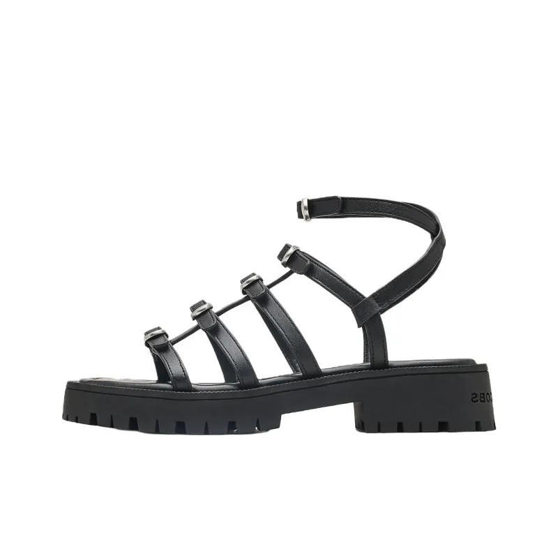 MARC JACOBS Kiki Roman Sandals Women's Black-0