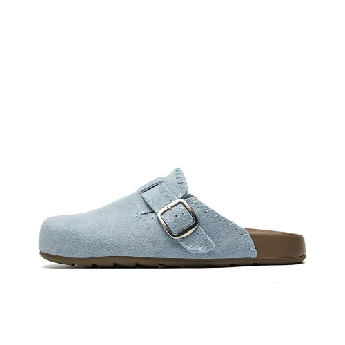 EBLAN Rubber Sole Odor Resistant Wrap toe Slippers Women's