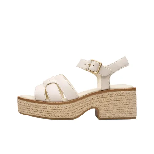 Clarks Coledale Strap Sandals 6.5cm Women's Beige