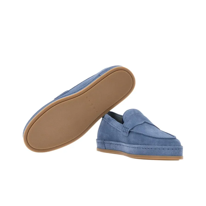 HOGAN H683 Loafers Women's Blue-4