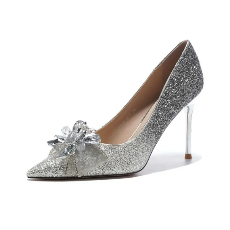 Than Than Me Slim Heel High Heels Women's-4