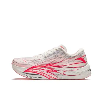 Anta Cushioning, Wear Resistant Low Top Casual Running Shoes Women's White Red