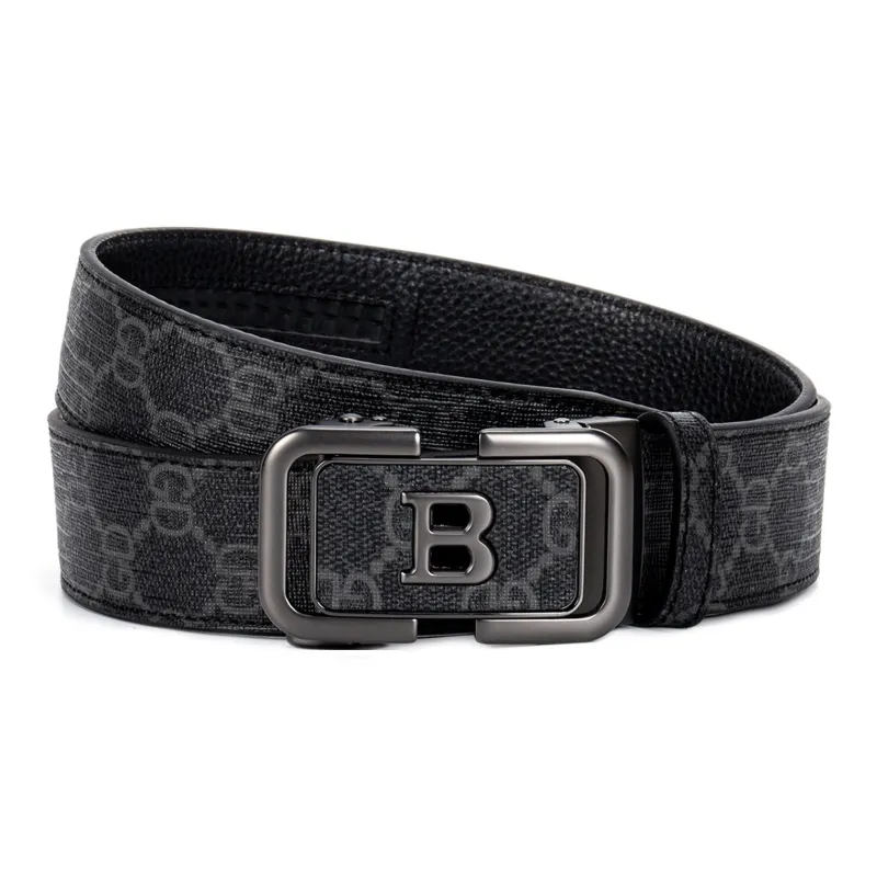 FORTEI Boyfriend, Cow Leather Belts Men's Vintage Blue Width 3.5cm Gift Box Set-13
