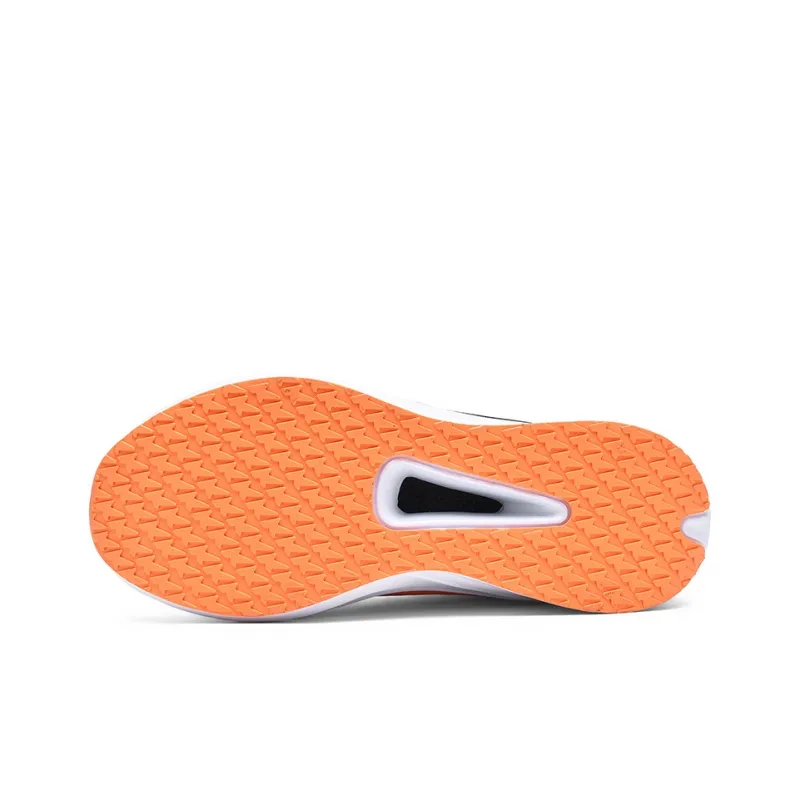 QIUTEXIONG Running Shoes Unisex Low Top Black White/White Orange/Light Gray-13