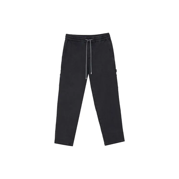 JACK JONES· Knitted Sports Pants Men's Black-0