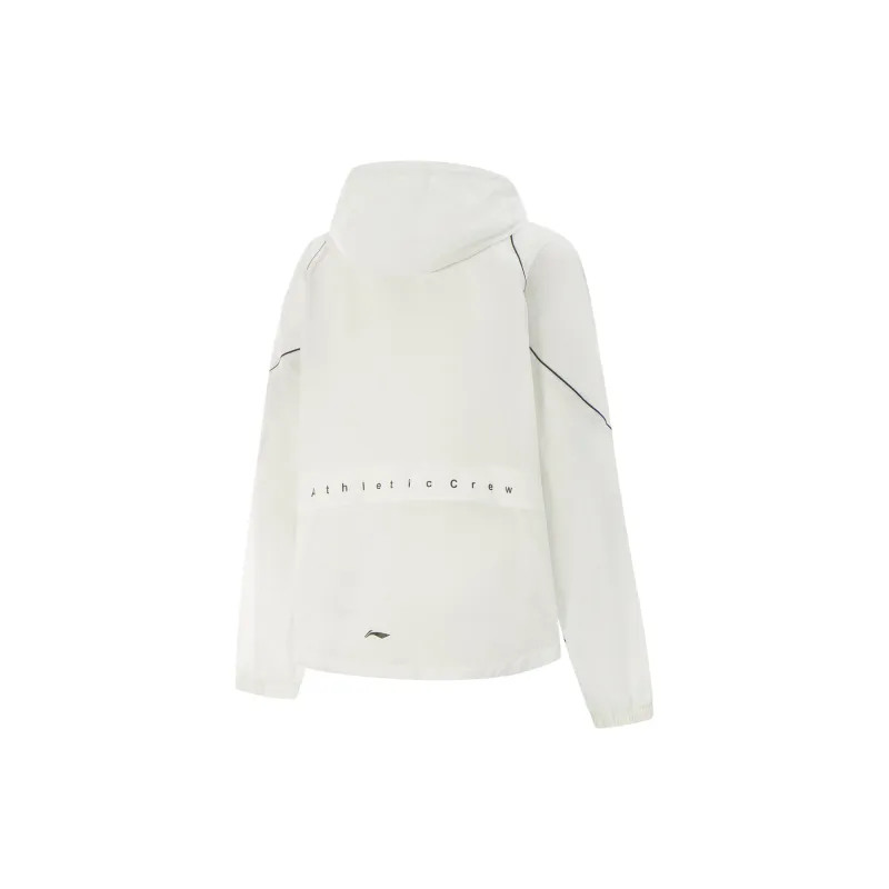LiNing Fitness Collection Comprehensive Training Collection Trench Coat Women's Ivory-1
