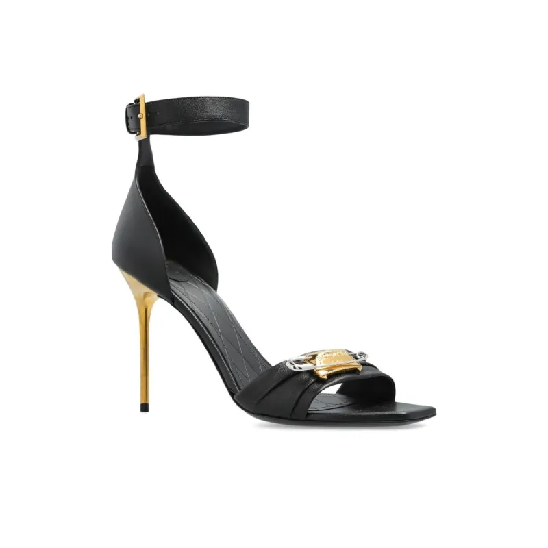 BALMAIN 110mm Leather Sandals Women's-2