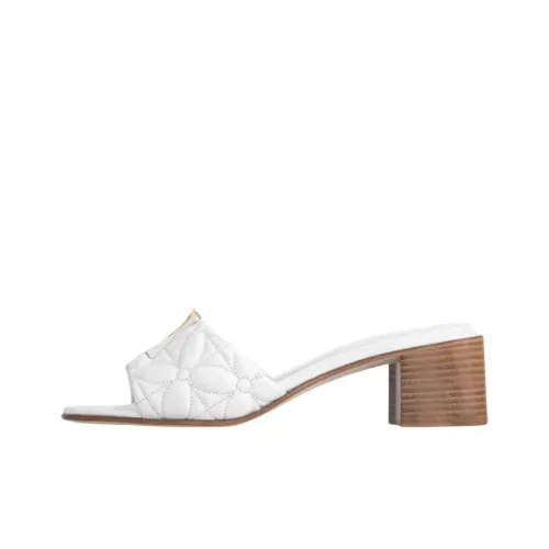 LOUIS VUITTON Capri Quiet Slide Slippers Women's White