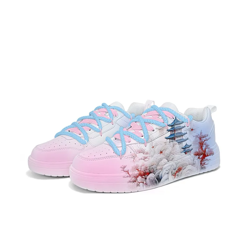 Cold Cicadas Yesterday Anti-Slip Wear-Resistant Lightweight Breathable Low-Top Skateboard Shoes Unisex-1
