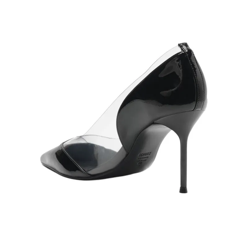 Schutz Andie Slim Heel High Heels 9cm Women's Black-3