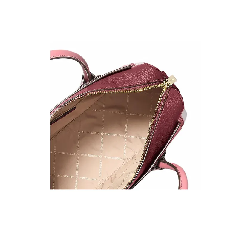 MICHAEL KORS Polyurethane Crossbody One Shoulder Handbag Medium Size Women's Pink Multicolor-6