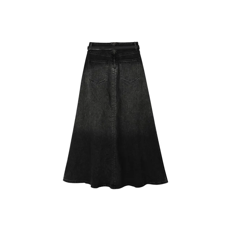 PAPERLLL Denim Long Skirts Women's-1