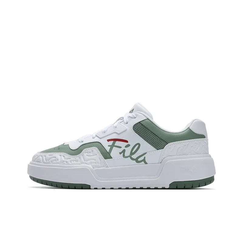 FILA CAMPUS Square Shoes Cushioning, Wear Resistant Low Top Skateboard Shoes Men's Green-0