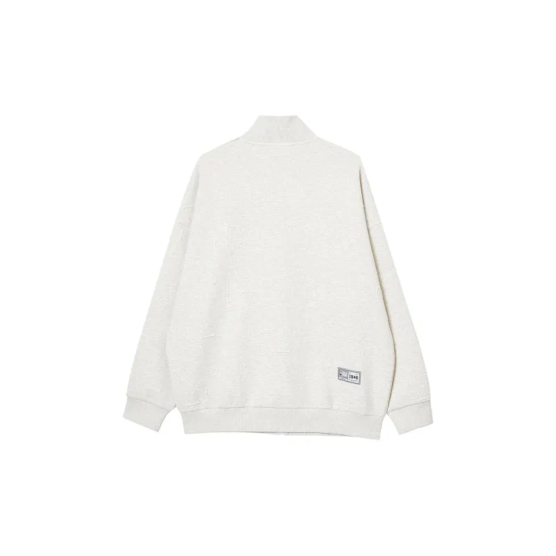JACK JONES· JACK & JONES X NBA Co brand Sweatshirt Men's Stone Gray Heather Gray-1
