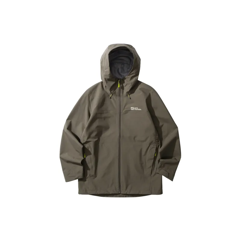 Jack Wolfskin Water-Resistant Windbreaker Jacket Men's-6