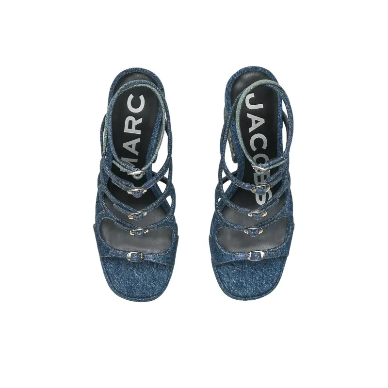 MARC JACOBS Kiki One Strap Sandals 12.5cm Women's Blue-3