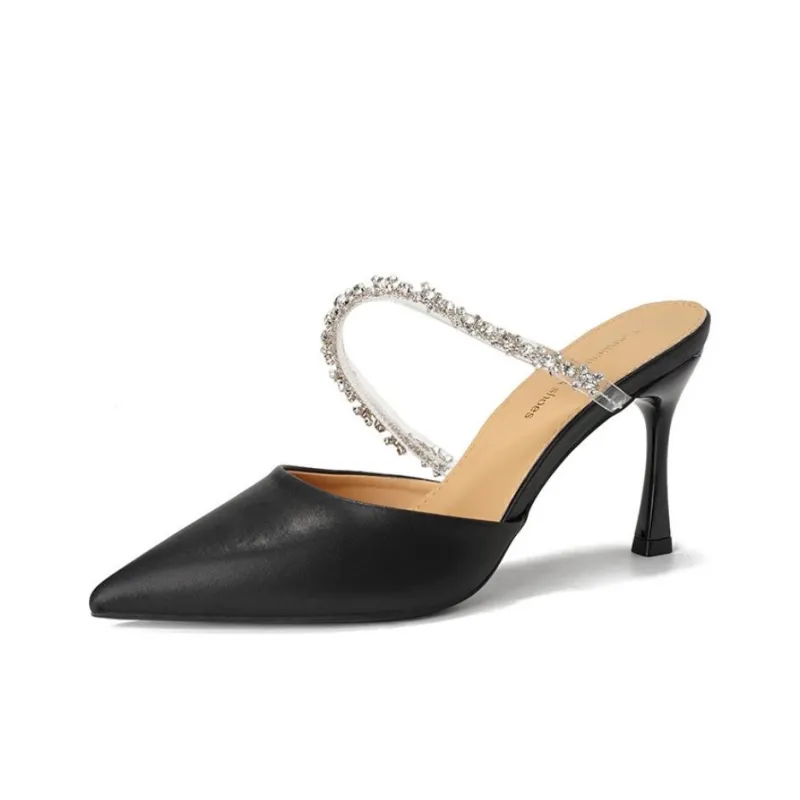 Than Than Me Slim Heel High Heels Women's-8