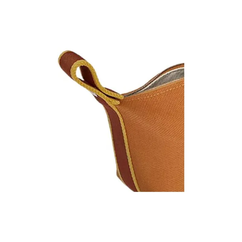 HERMES Bride a Brac Cotton Storage Bag, Toiletry Bag Small Size Unisex 06 Dore Gilded Gold-3