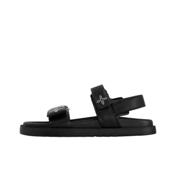 LOUIS VUITTON Sunset Strap Sandals Women's Black