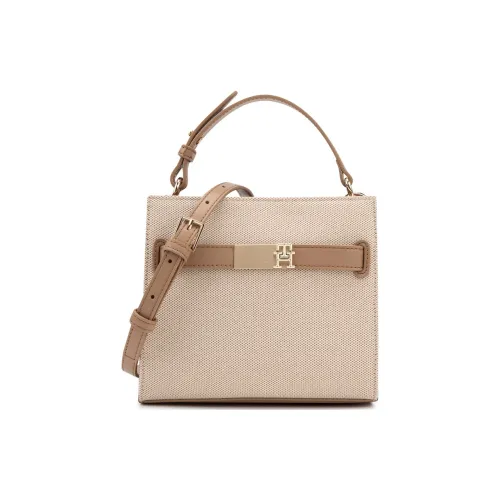 Tommy Hilfiger Artificial Leather Crossbody Handbag Women's Light Khaki