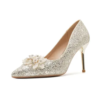 Qiandongmeili Slim Heel High Heels 5 9CM