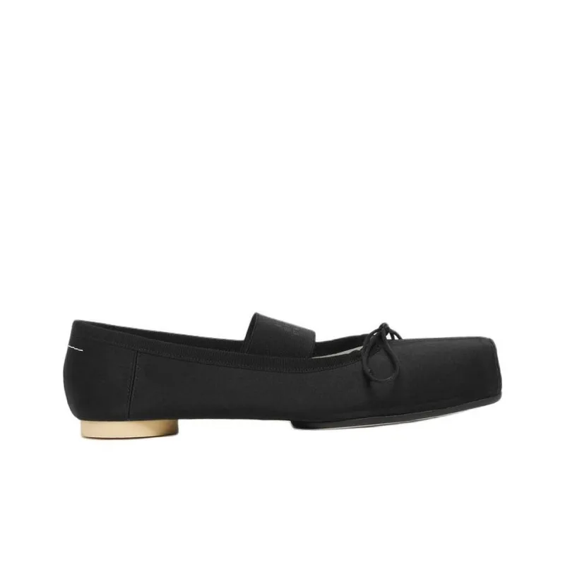 MM6 Maison Margiela Anatomic Numbers Motif Square Toe Ballerina Shoes Women's-1