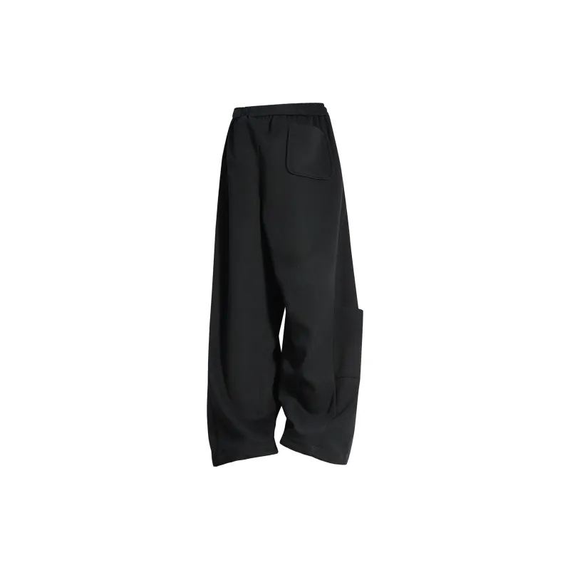 HOKLV Casual Pants Unisex White-15