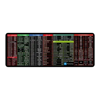 Beams Extra Large Mouse Pad Office Computer Desk Mat Individual Cartoon Slip Resistant Edged Large Size Mouse Pads