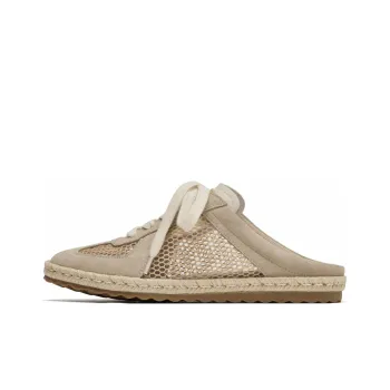 73Hours Rubber Sole Abrasion Resistant Slip Resistant Closed Toe Slippers Women's Khaki