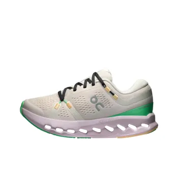 On Cloudsurfer Anti Slip Wear Resistant Low Top Casual Running Shoes Women's Ecru