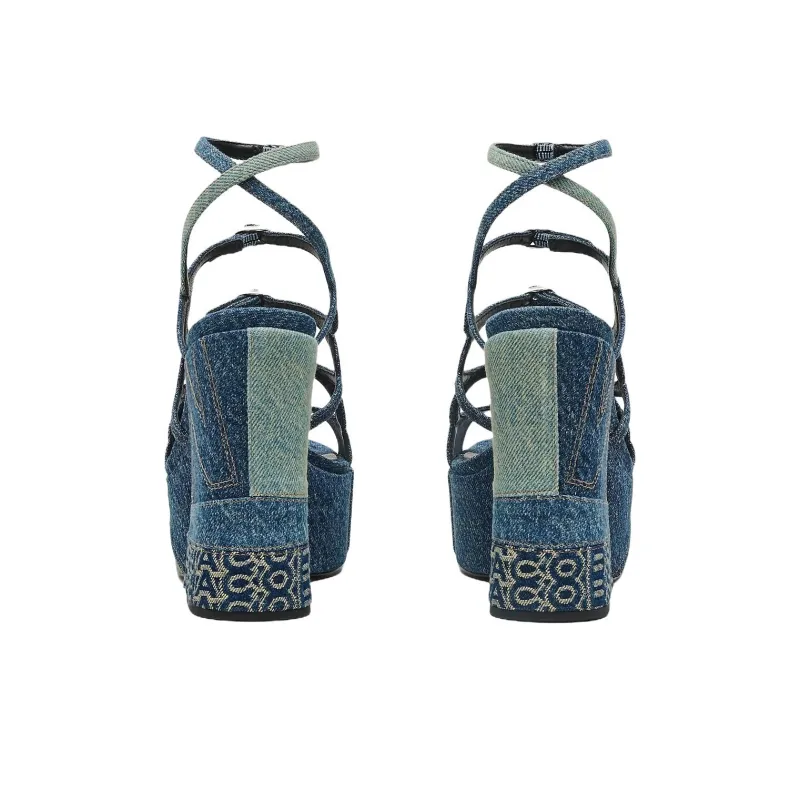 MARC JACOBS Kiki One Strap Sandals 12.5cm Women's Blue-5