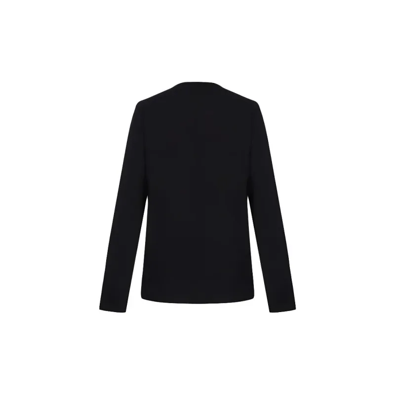 VERSACE Long Sleeved Crewneck T Shirt-1