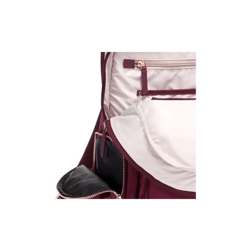 TUMI Voyageur Nylon Fabric Backpack Unisex Berry-4