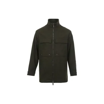 EMPORIO ARMANI Coats Men's Dark Coffee