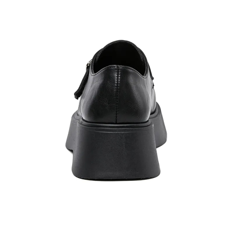 La Chapelle Casual Single Shoes Women's Black-5