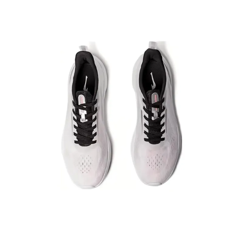 Erke Coverage Rebound Low Top Running Shoes Men's White Black-2