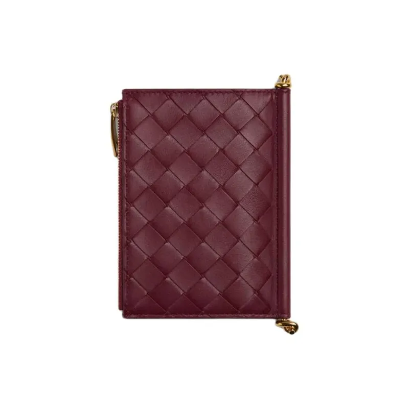 Bottega Veneta Solstice Calfskin Wallet Medium Size Women's Barolo-2