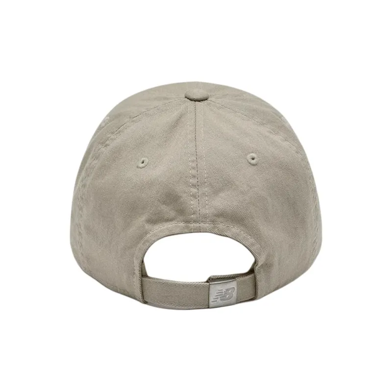 New Balance Cotton Baseball Caps Unisex Beige-2